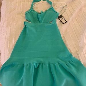 Guess dress in blue/green size small